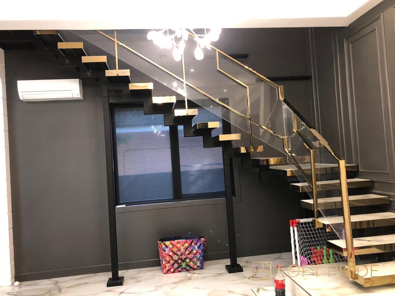 Металлическая лестница на второй этаж своими руками в частном доме: Пошаговая инструкция +Видео